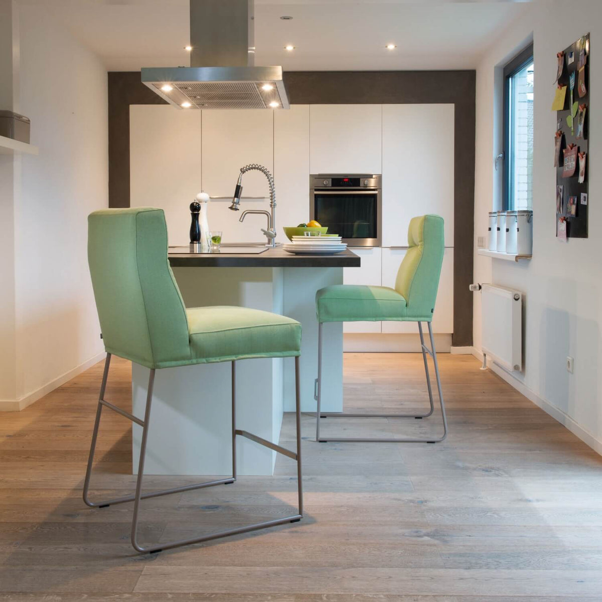Modern dining chairs without armrest | KFF D-Light | S36
