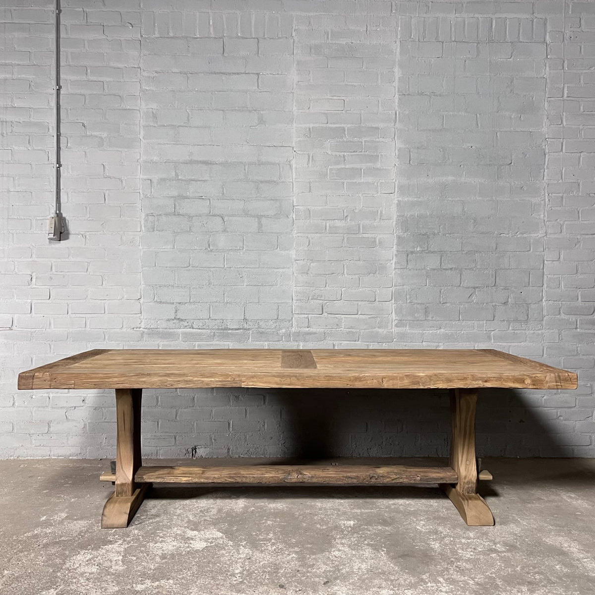 Refectory table Luzern – Reclaimed old oak – 7cm thick – Z031