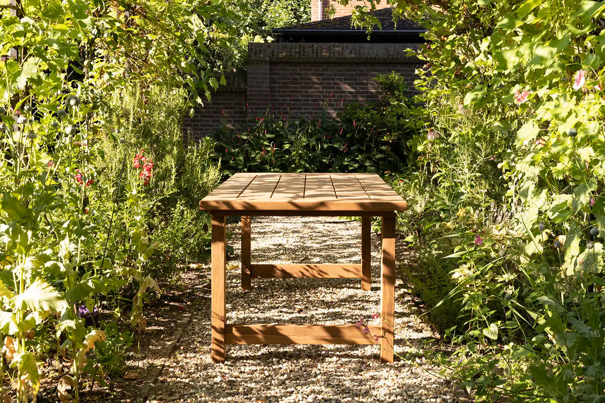 Wooden garden table – Made-to-measure – Refectory Table – T23