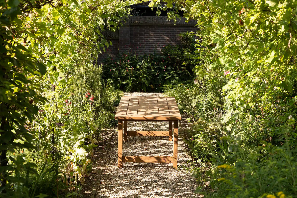 Wooden garden table – Made-to-measure – Refectory Table – T23