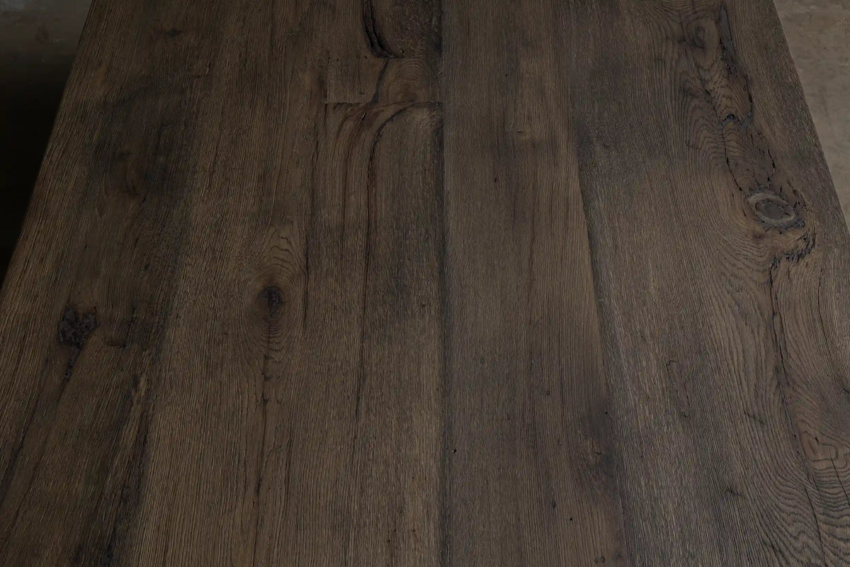Solid oak table top 7cm thick – separately available – Top031