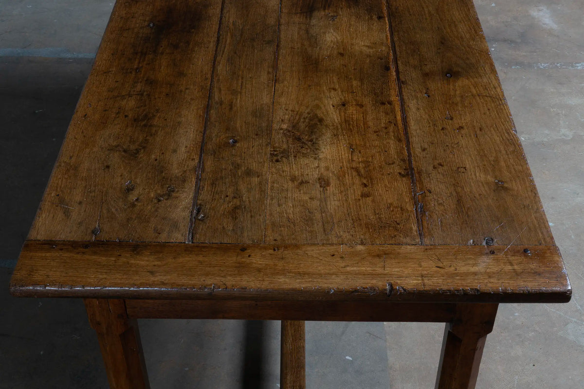 Antique French dining table with drawer – ca.1860 – C009