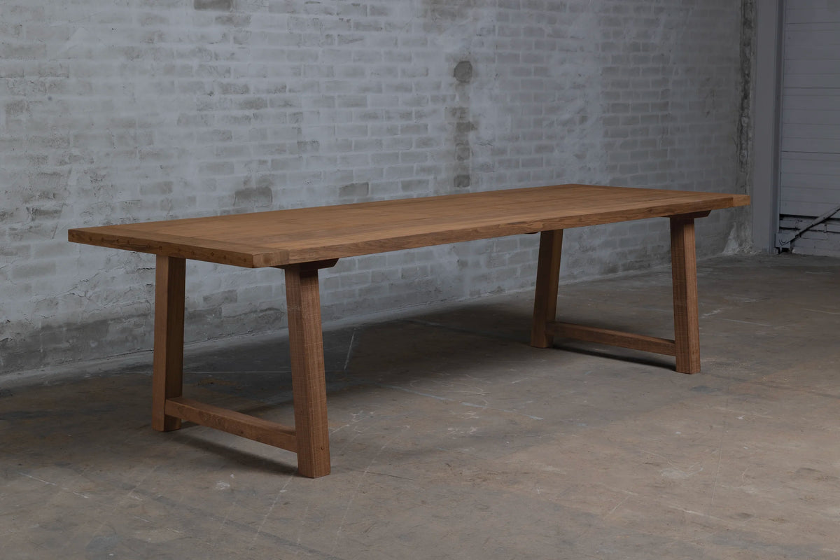 Wooden garden table – Made-to-measure – Refectory Table – T20