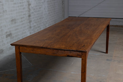 Antique dining table from native hardwood – natural colour – C001