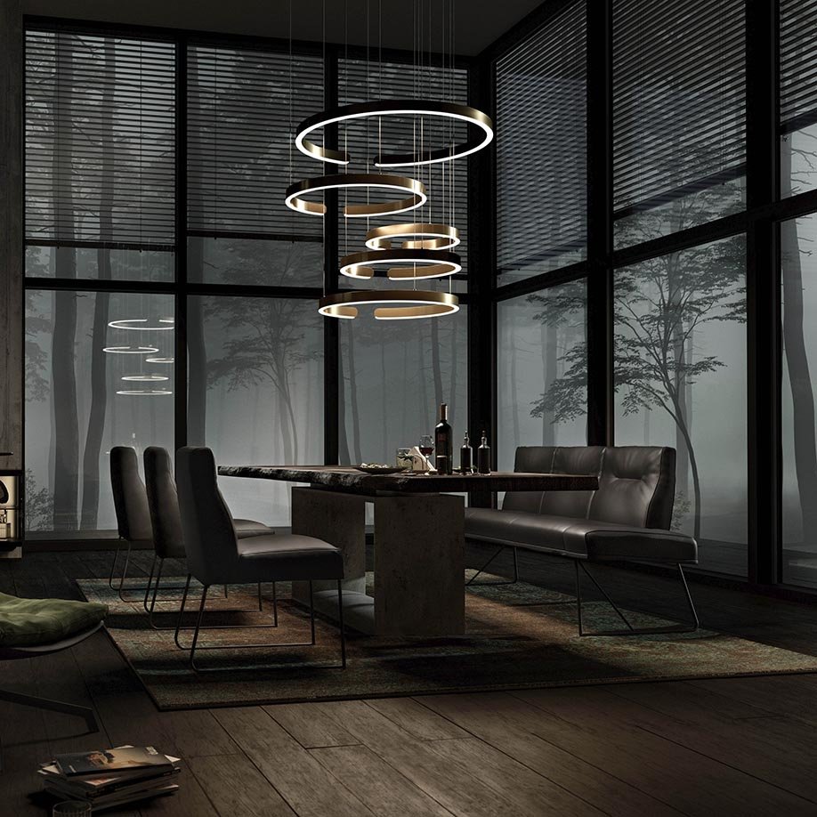 Modern dining chairs without armrest | KFF D-Light | S36