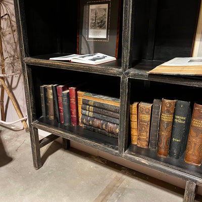 Old Chinese cabinet from black elm wood – D011