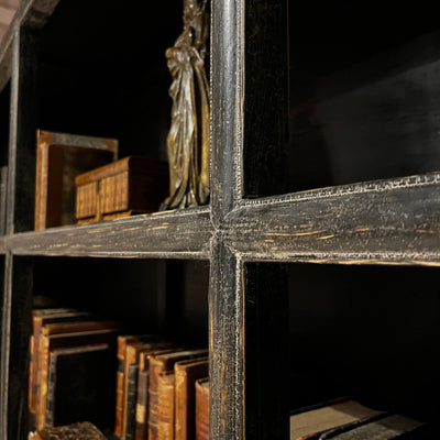 Old Chinese cabinet from black elm wood – D011