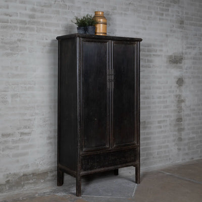 Old Chinese cabinet from elmwood | 2 doors – D029