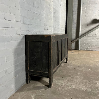 Old Chinese sideboard from elmwood | 4 doors D030