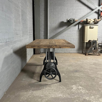 Industrial coffee table height adjustable to dining table – DT42