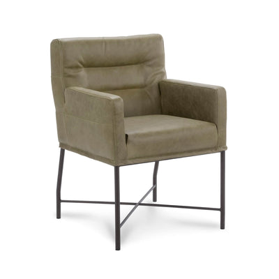 Industrial dining chair Grasso with armrest – S027