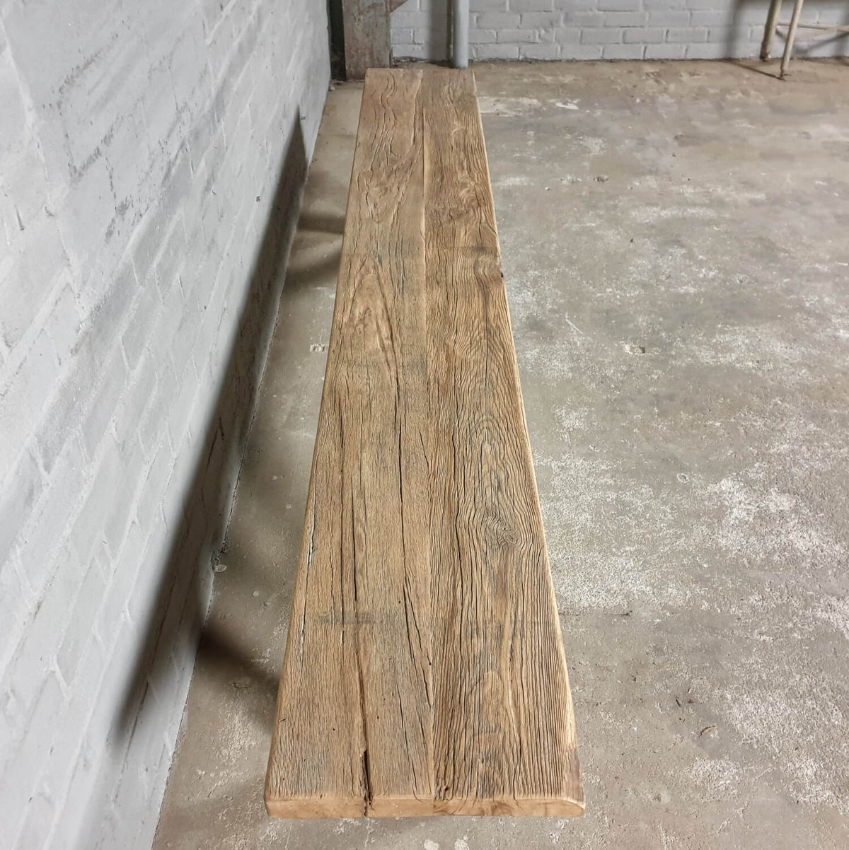 Dining bench of old oak wood in country style – Z007-B