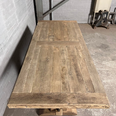 Refectory table Luzern – Reclaimed old oak – 7cm thick – Z031