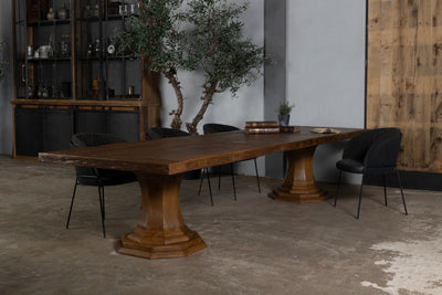 Wooden dining table Sevilla – Refectory table old oak – Z044