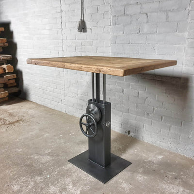 Industriële bistrotafel hoogte verstelbaar IND771-01