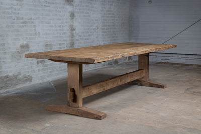 Sunburned reclaimed oak Refectory table Munster – Z008
