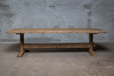 Sunburned reclaimed oak Refectory table Munster – Z008