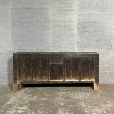 Groot zwart chinees dressoir