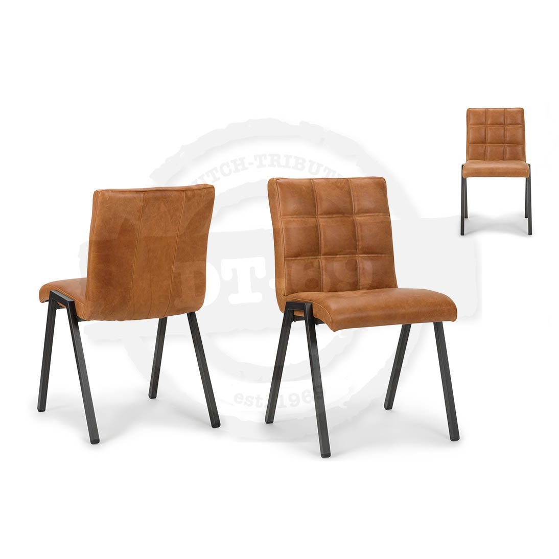 Industrial design dining chairs without armrests – S013