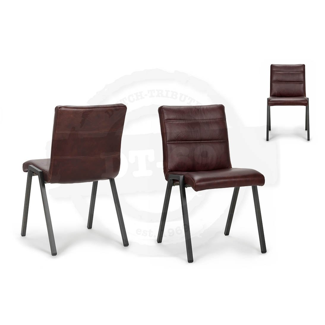 Industrial design dining chairs without armrests – S013