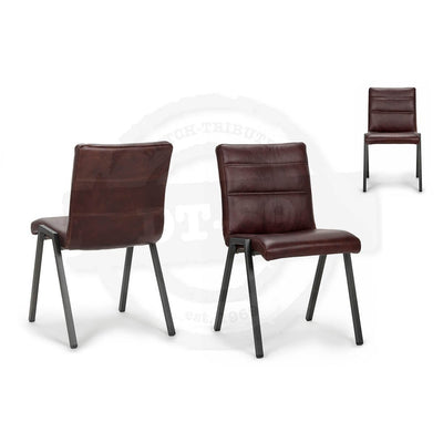 Industrial design dining chairs without armrests – S013