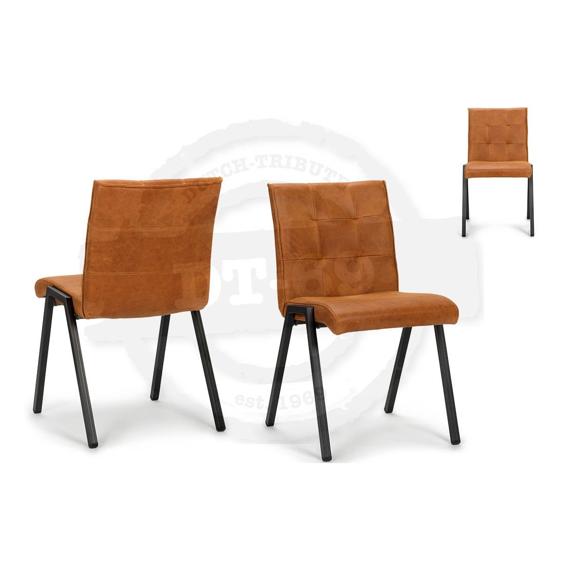 Industrial design dining chairs without armrests – S013