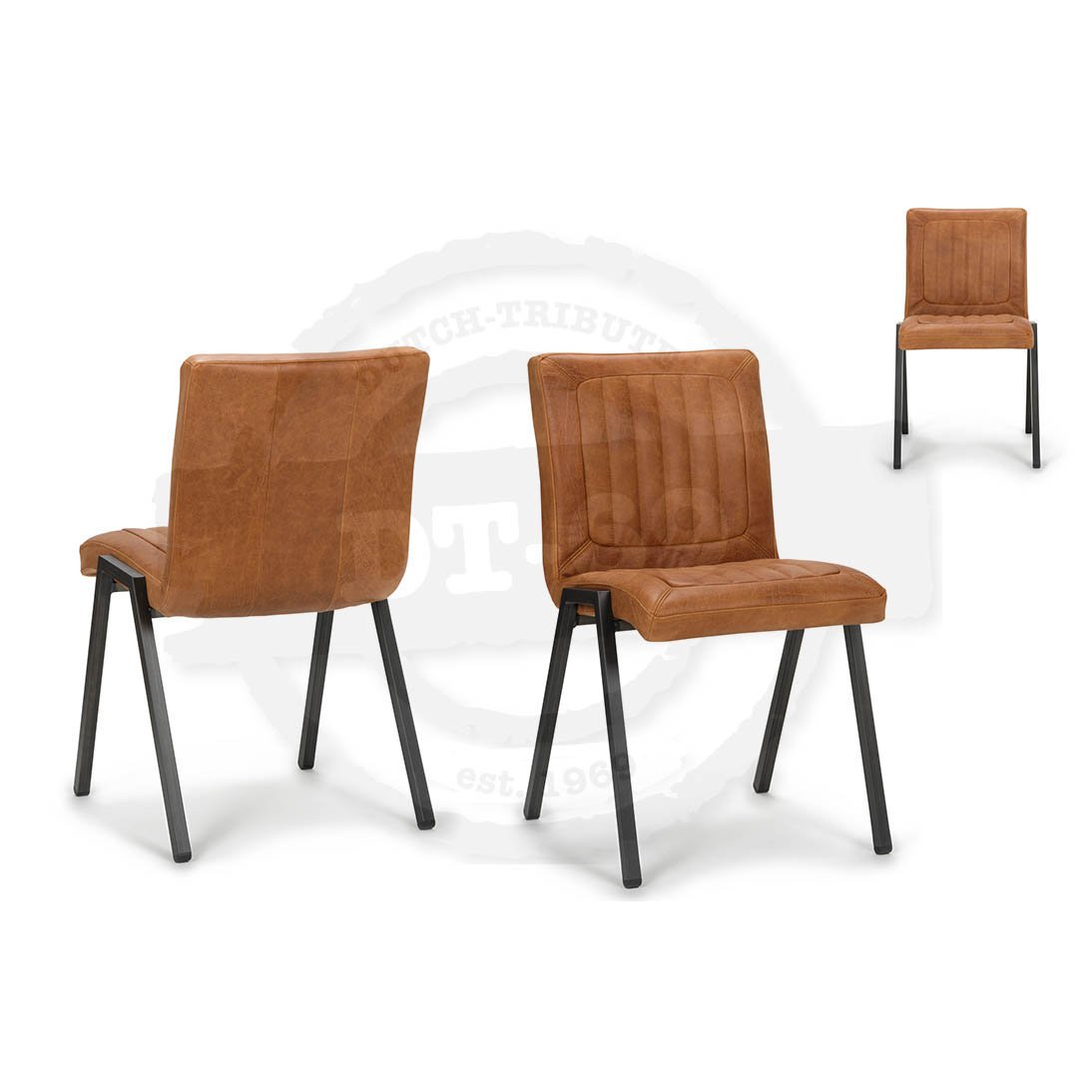 Industrial design dining chairs without armrests – S013