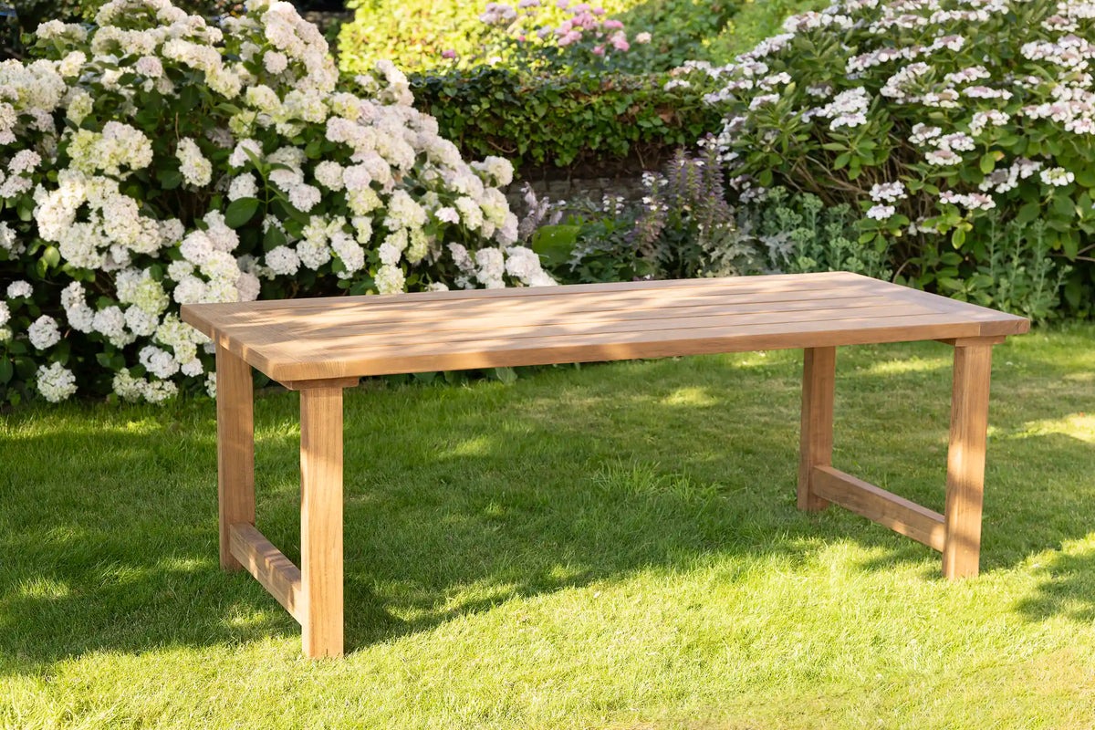 Wooden garden table – Made-to-measure – Refectory Table – T23