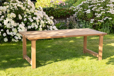 Wooden garden table – Made-to-measure – Refectory Table – T23