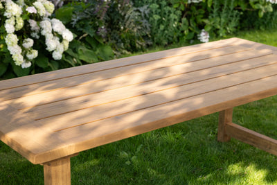 Wooden garden table – Made-to-measure – Refectory Table – T23