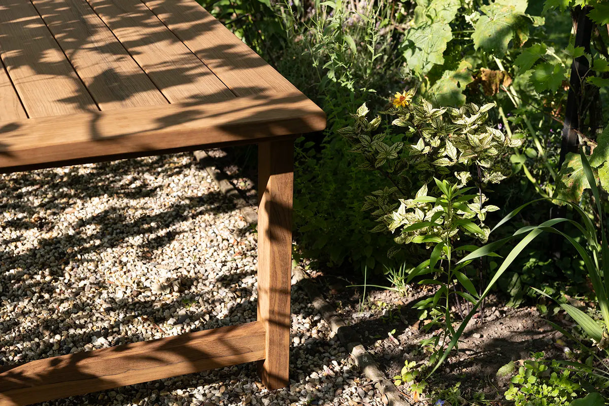 Wooden garden table – Made-to-measure – Refectory Table – T23