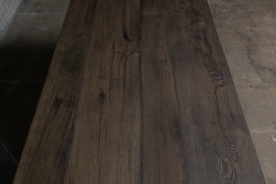 Solid oak table top 7cm thick – separately available – Top031