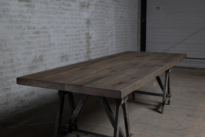 Solid oak table top 7cm thick – separately available – Top031