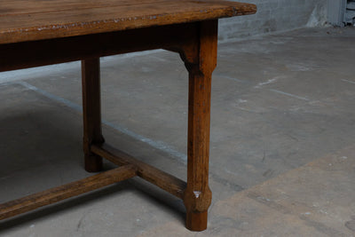 Antique French dining table with drawer – ca.1860 – C009
