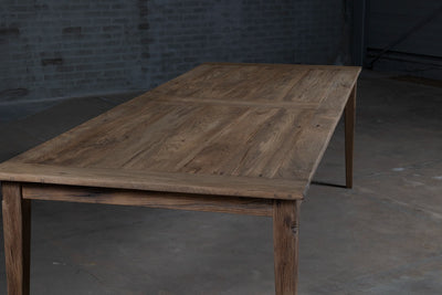 French oak dining table Pierre – robust wood – In stock – H027