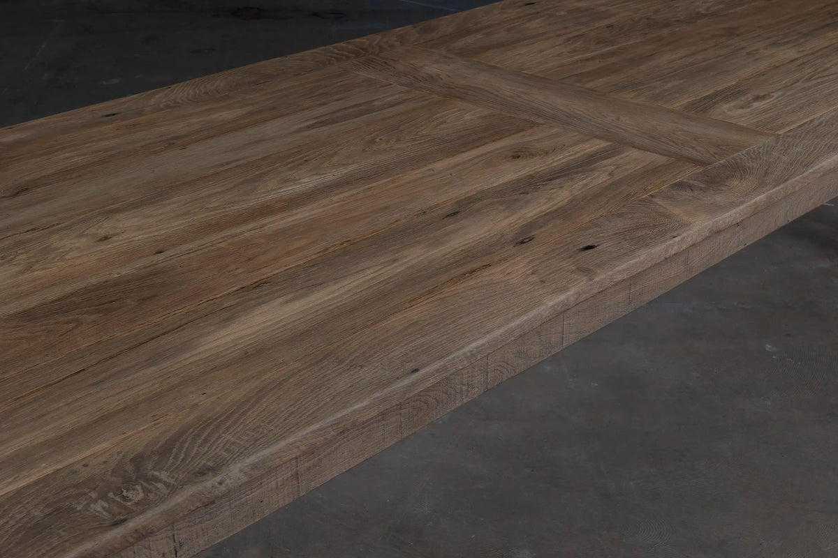 French oak dining table Pierre – robust wood – In stock – H027