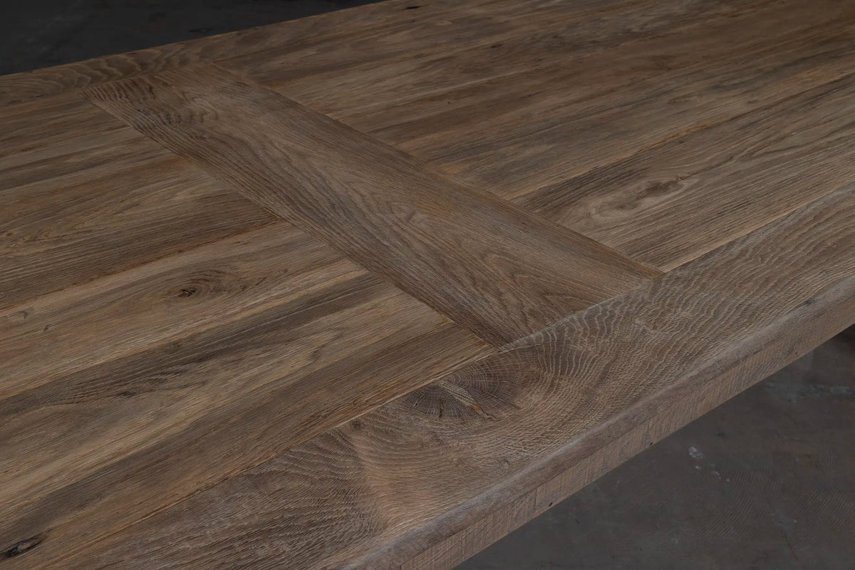French oak dining table Pierre – robust wood – In stock – H027