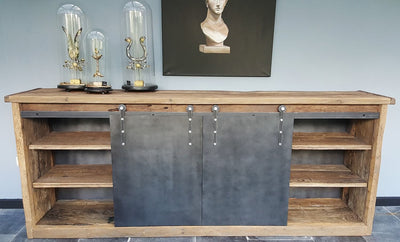 Vintage dresser with roller shutters expertly handcrafted – D002