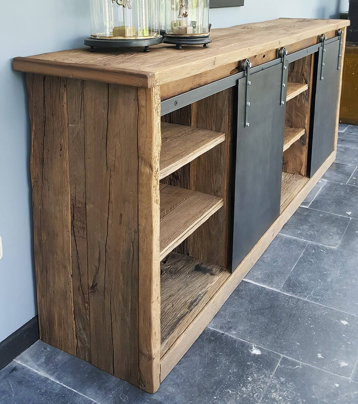 Vintage dresser with roller shutters expertly handcrafted – D002