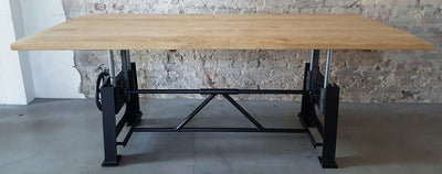 Industrial height adjustable coffeetable with metal table legs – DT25