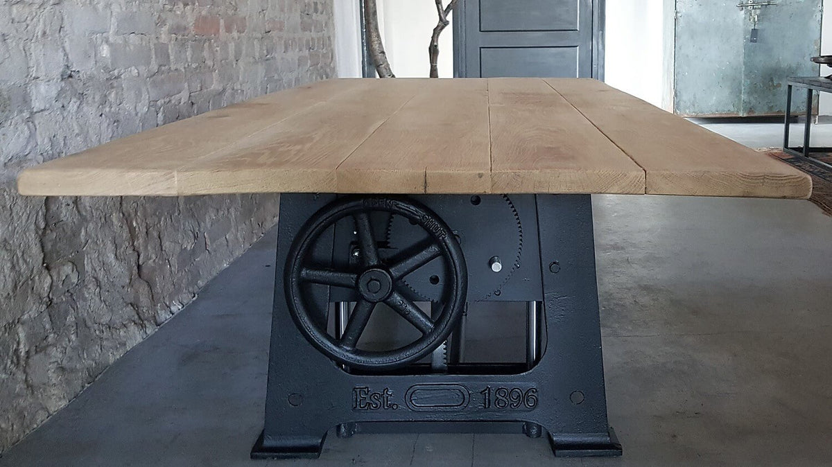 Industrial height adjustable coffeetable with metal table legs – DT25